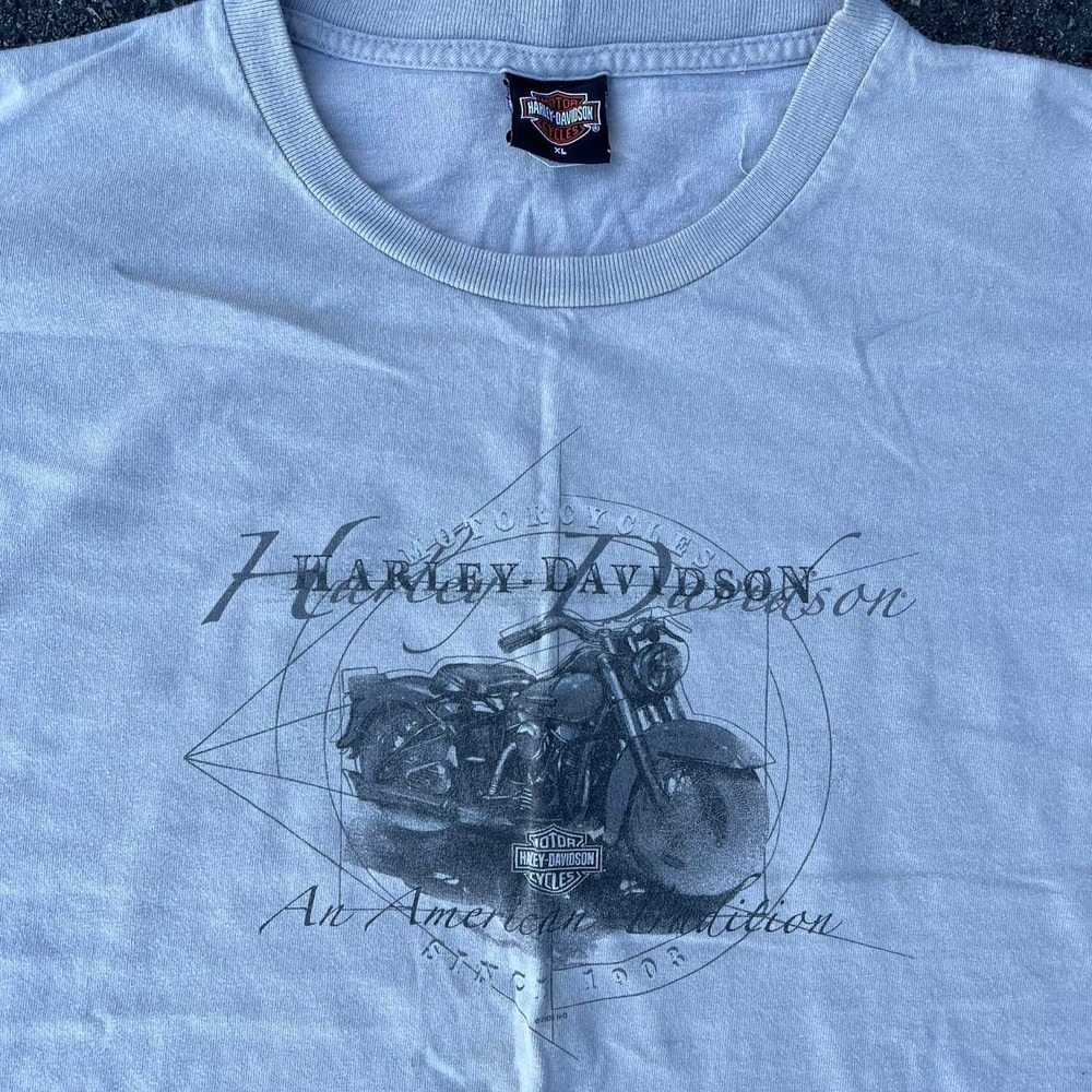 1990s Harley Davidson Graphic AOP shirt size XL